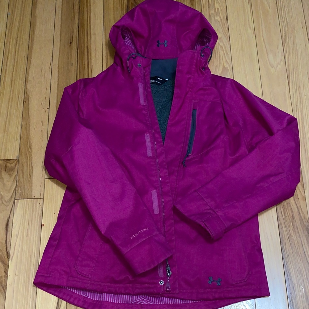 Under Armour Women's Magenta 3 in 1 Jacket